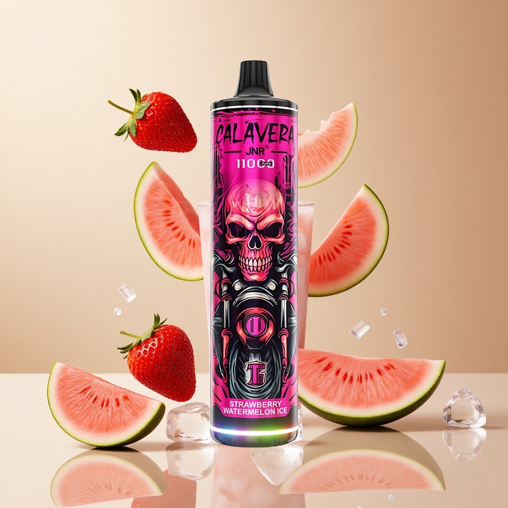 Fresa Sandía Hielo JNR Calavera 11000 Puffs Tipo-C