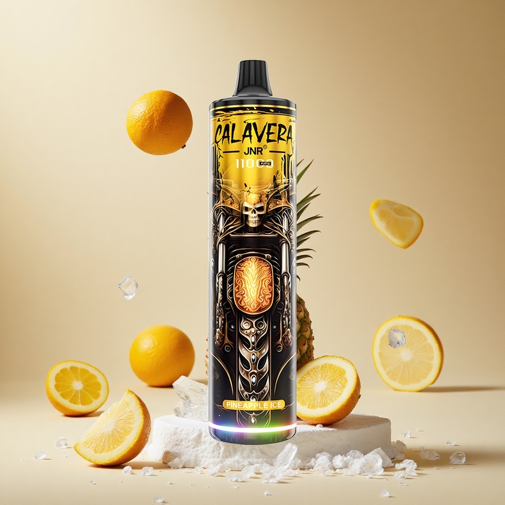 Piña Helada JNR Calavera 11000 Puffs con Puerto Tipo-C