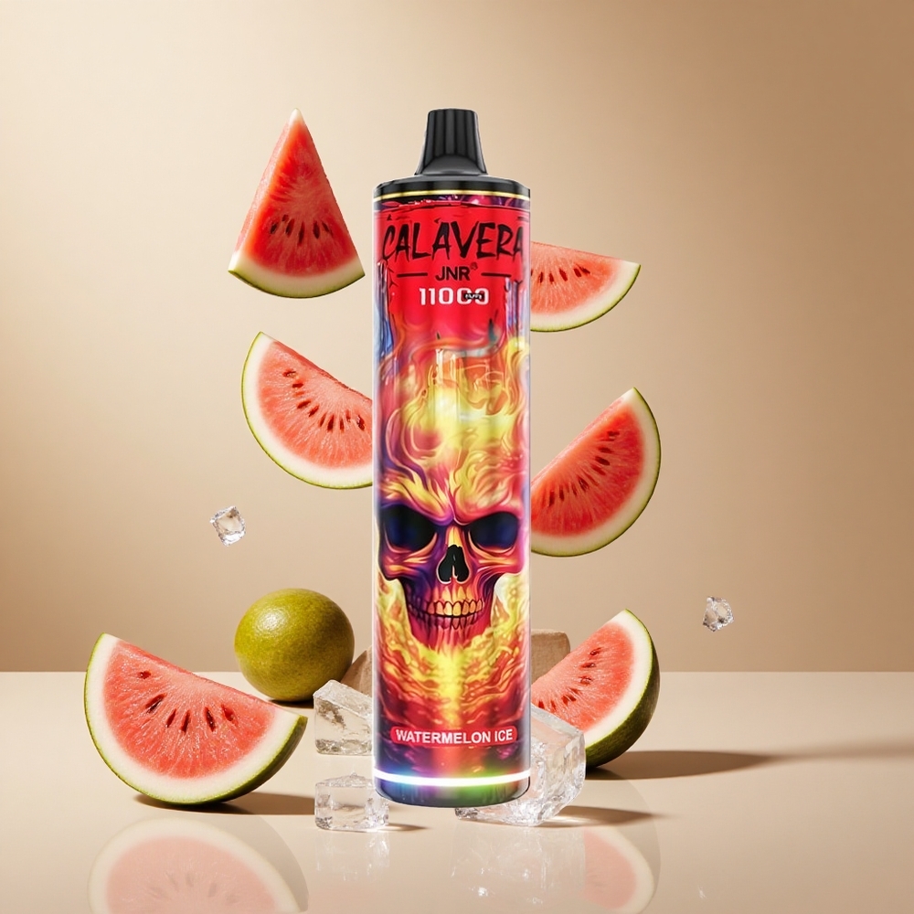 Sandía Helada JNR Calavera 11000 Puffs 21ml Capacidad de E-Líquido