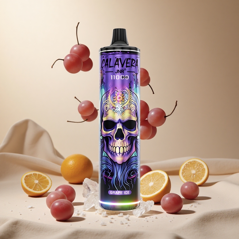 Uva Helada JNR Calavera 11000 Puffs con Puerto Tipo-C