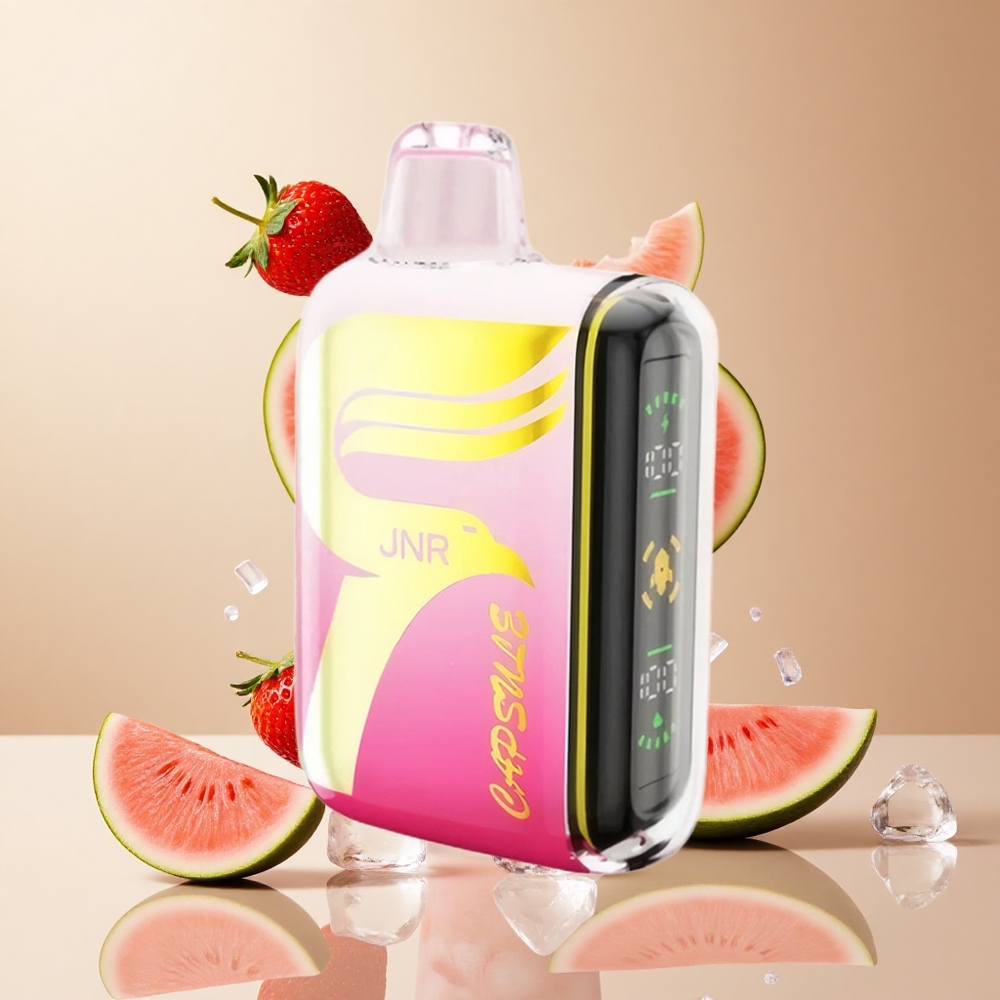 Fresa Sandía Hielo JNR Capsule 15000 Puffs Pantalla LED Inteligente