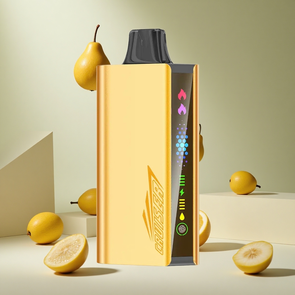 Menta Fría JNR Cruiser 12000 Pufadas Sin Carga Vape Desechable Pantalla Animada