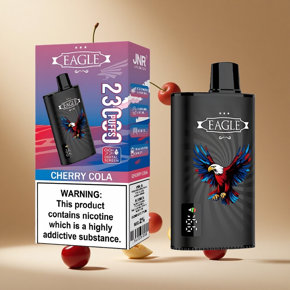 Cereza Cola JNR EAGLE Smart 23000 Pufadas Pantalla Digital