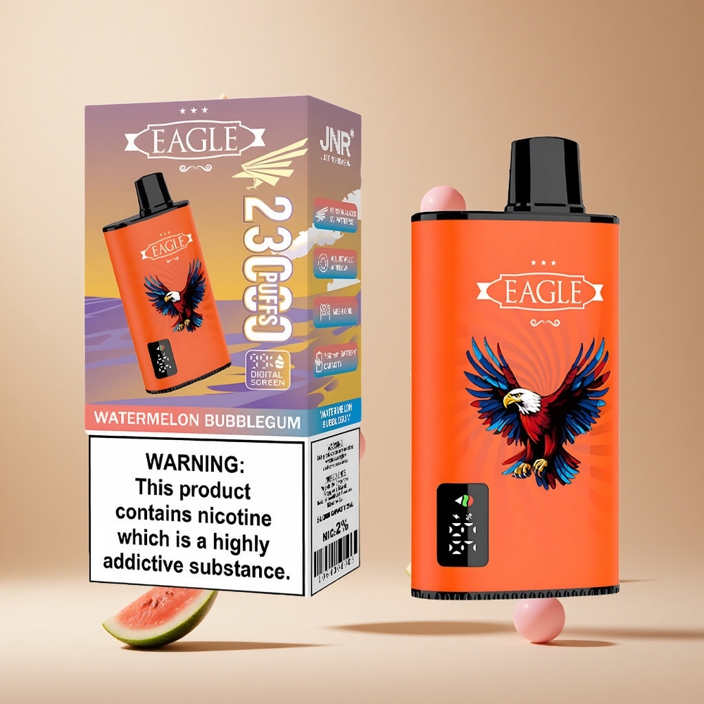 Chicle de Sandía JNR EAGLE Smart 23000 Puffs con Pantalla Digital