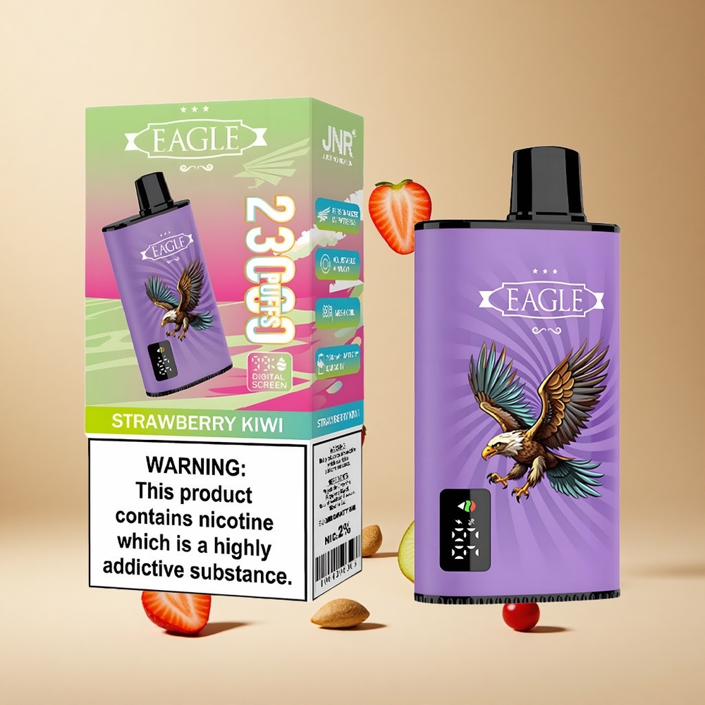 Fresa Kiwi JNR EAGLE Smart 23000 Puffs Pantalla Digital