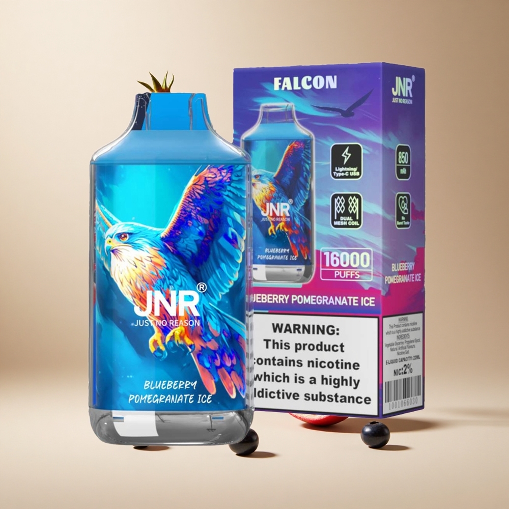 Arándano Granada Helado JNR Falcon 16000 Puffs 22ml