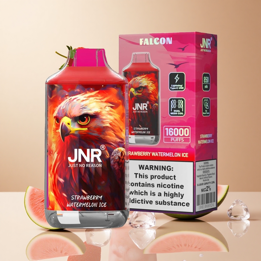 Fresa Sandía Hielo JNR Falcon 16000 Puffs 22ml