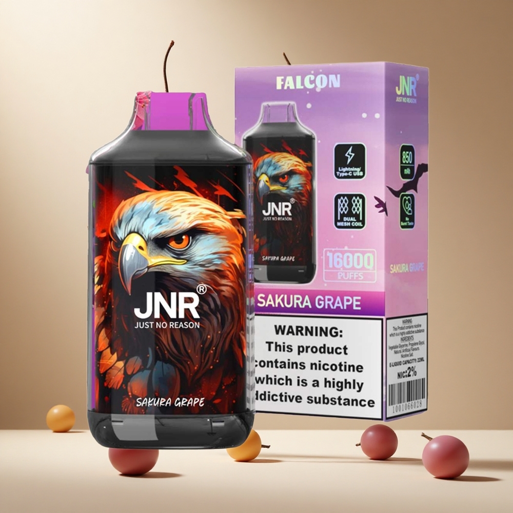 Uva Cereza JNR Falcon 16000 Puffs 22ml