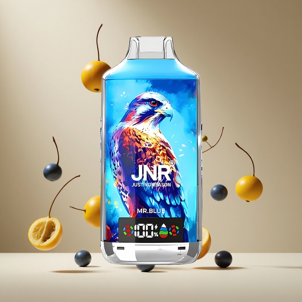 Azul Señor JNR Falcon X 18000 Puffs Pantalla Digital