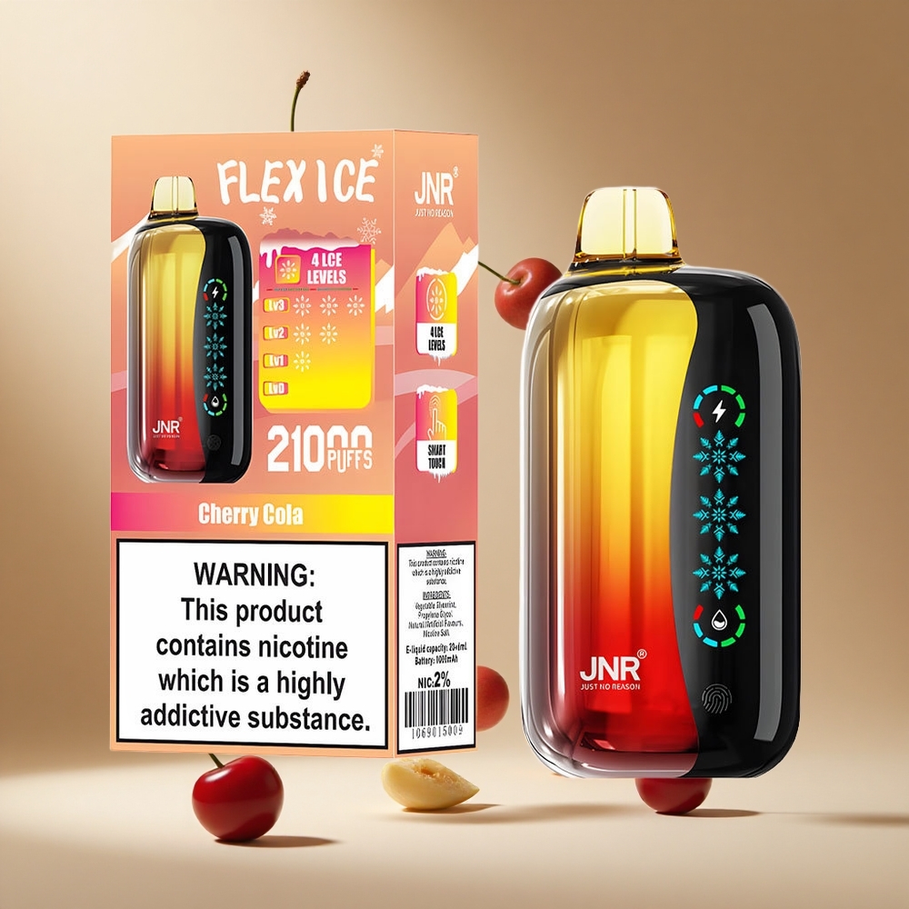 Cereza Cola JNR Flex Ice 21000 Puffs Ajuste de Hielo