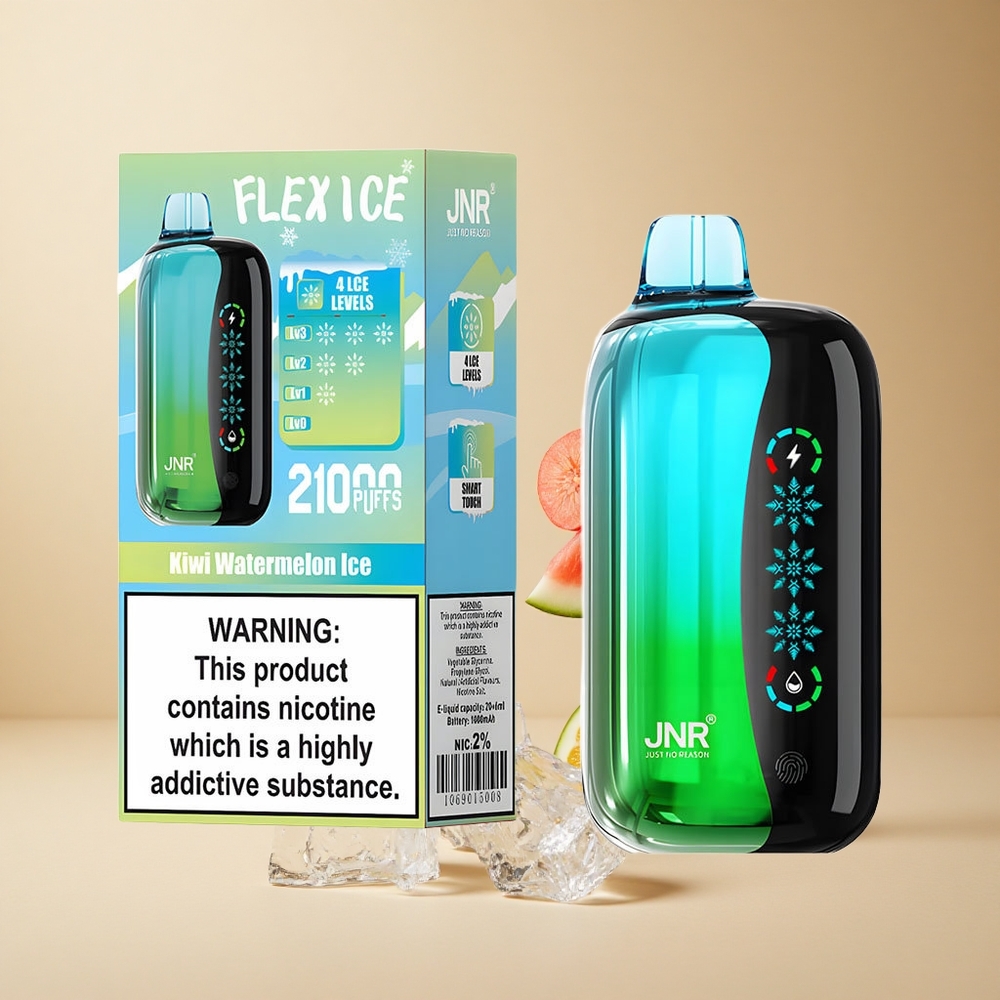 Kiwi Sandía Hielo JNR Flex 21000 Puffs Pantalla Táctil