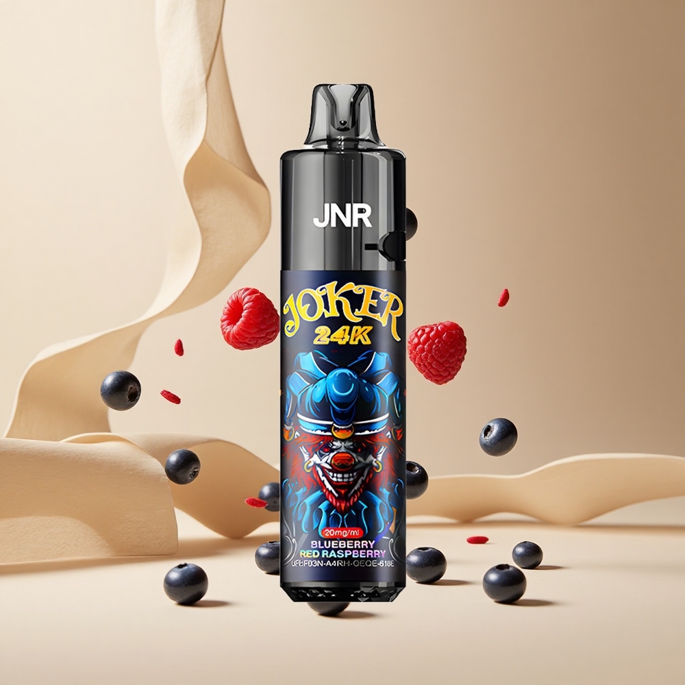 Arándano Frambuesa Roja JNR Joker 24000 Puffs Tipo-C Recargable