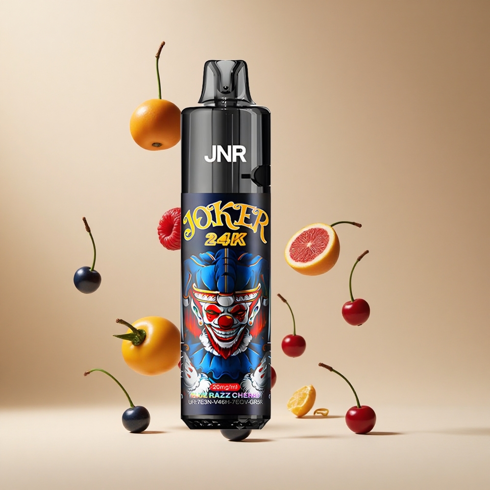 Cereza Frambuesa Azul JNR Joker 24000 Puffs Pod Recargable