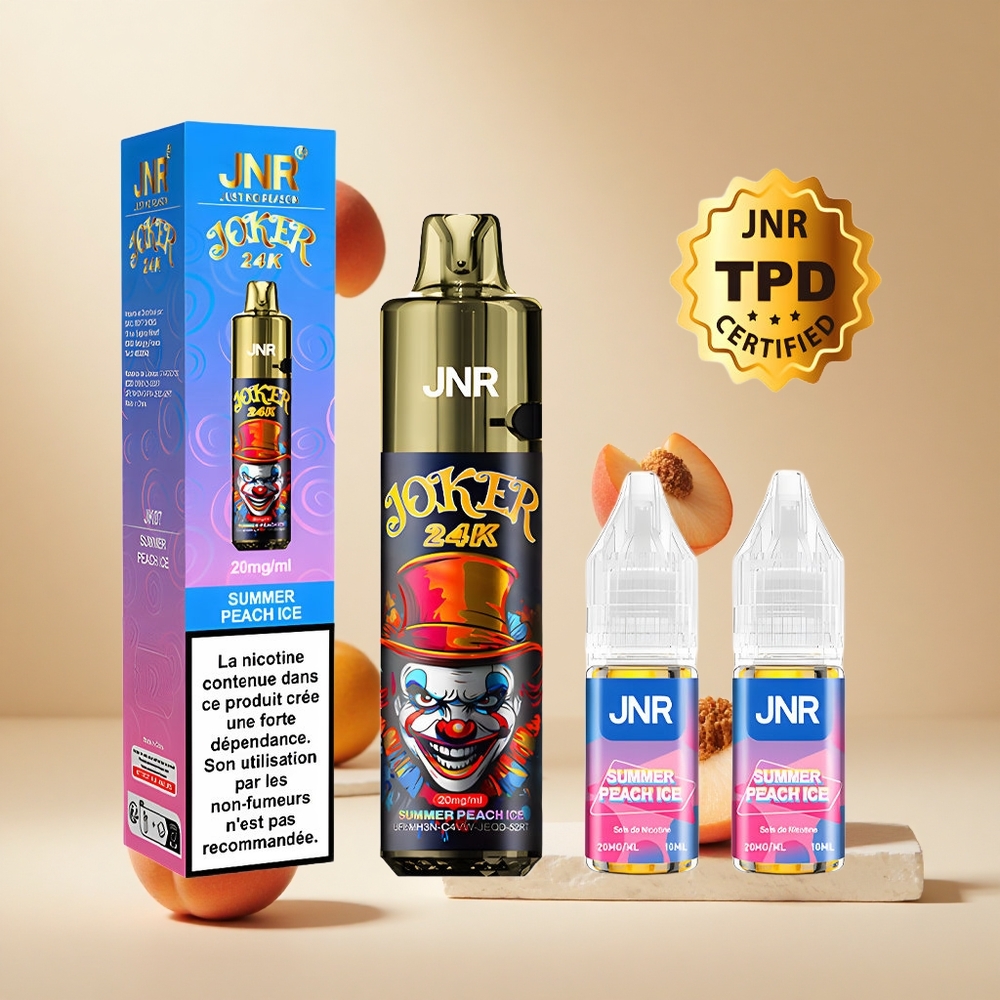 Durazno Helado de Verano JNR Joker 24K Puffs 2% de nicotina