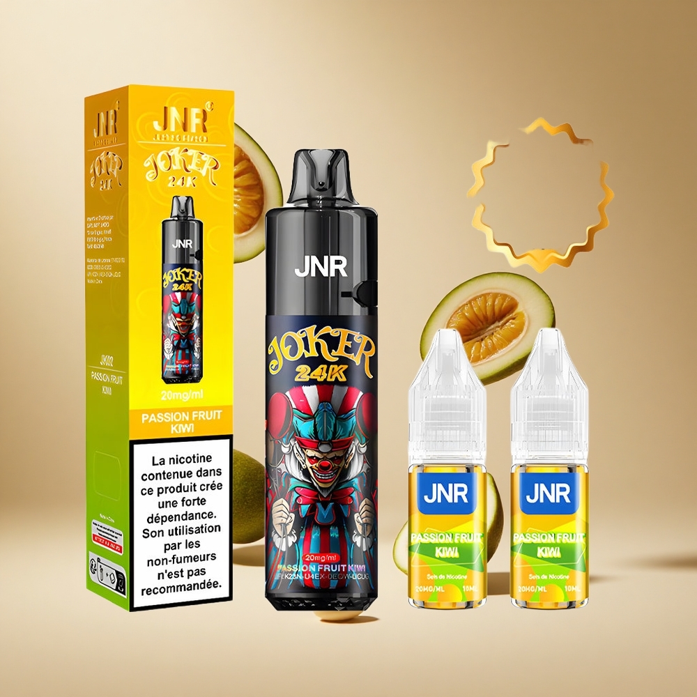 Maracuyá Kiwi JNR Joker 24K Puffs 24000 Puffs Recargable