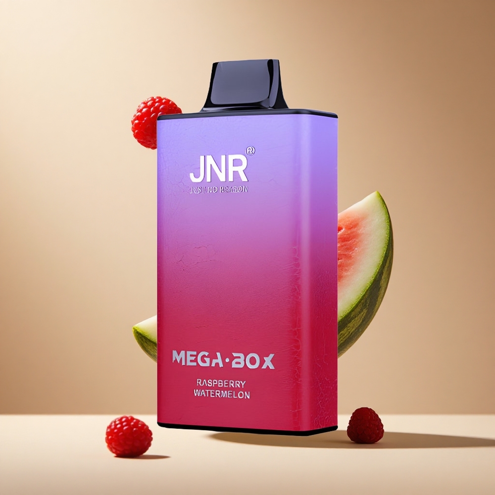 Frambuesa Sandía JNR Mega Box 25000 Puffs con Carga Rápida Type-C