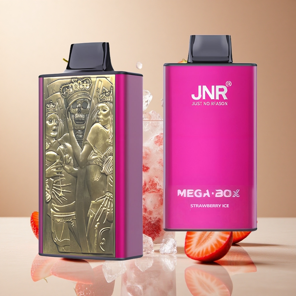 Fresa Helada JNR Mega Box 25000 Puffs 30ml Capacidad de E-líquido