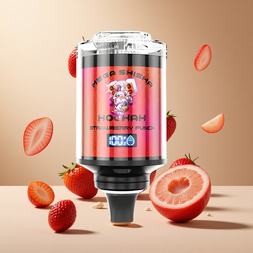 Fresa Ponche JNR Mega Shisha Hookah 100K Compatibilidad con Escritorio