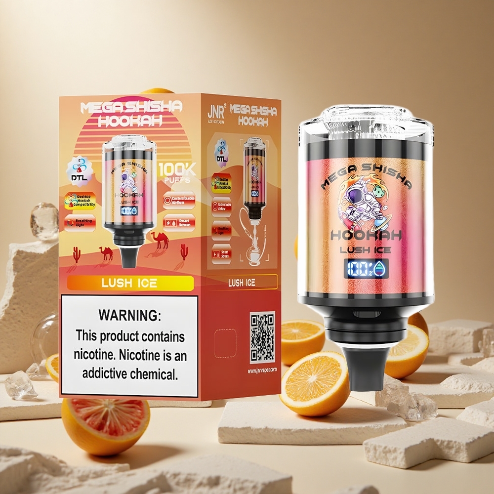 Hielo Lush JNR Mega Shisha 100K Compatibilidad de Escritorio 2200mAh