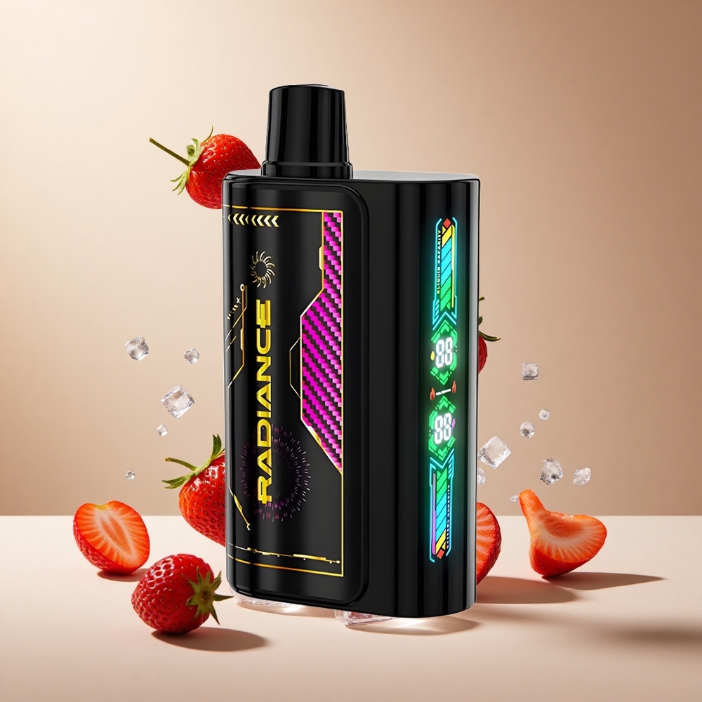 Fresa Helada JNR Radiance 31000 Puffs Pantalla de Animación Inteligente