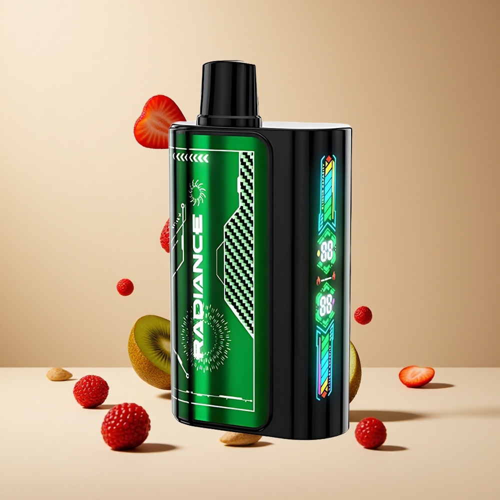 Fresa Kiwi JNR Radiance 31000 Puffs Pantalla Inteligente Animada