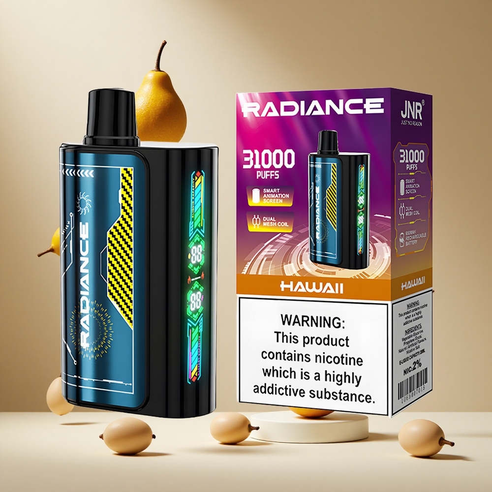 Hawaii JNR Radiance 31000 Puffs Pantalla Inteligente