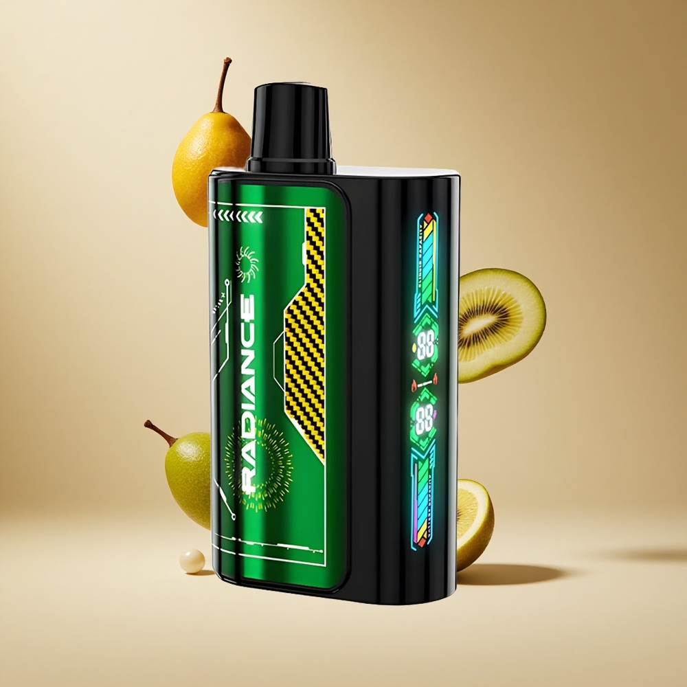 Maracuyá Kiwi JNR Radiance 31000 Puffs Pantalla Inteligente Animada