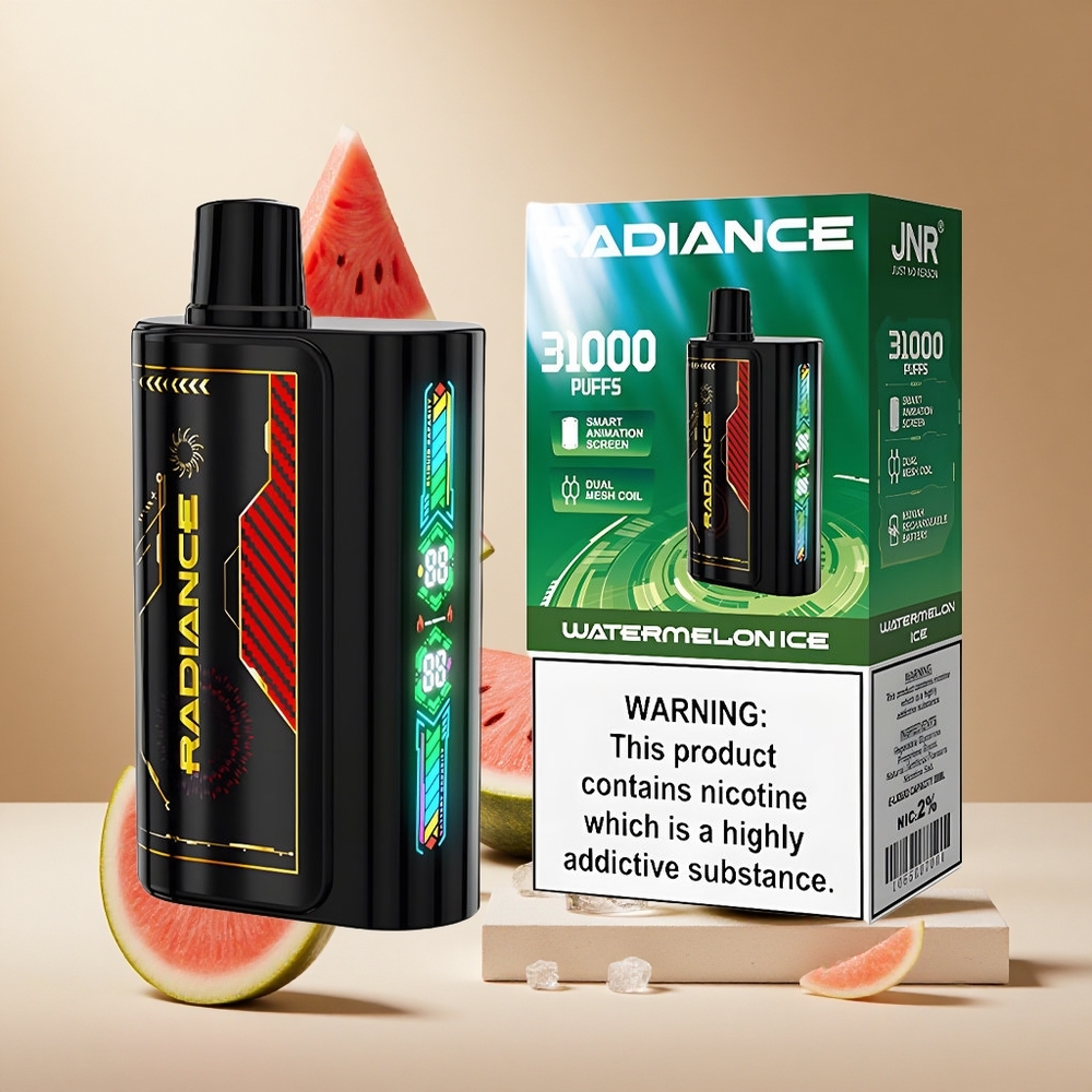 Sandía Helada JNR Radiance 31000 Puffs con Pantalla Animada Inteligente