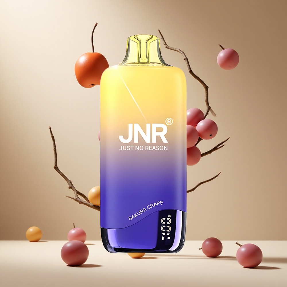 Uva Cereza JNR Rainbow 10500 Puffs 18ml Tanque de Líquido
