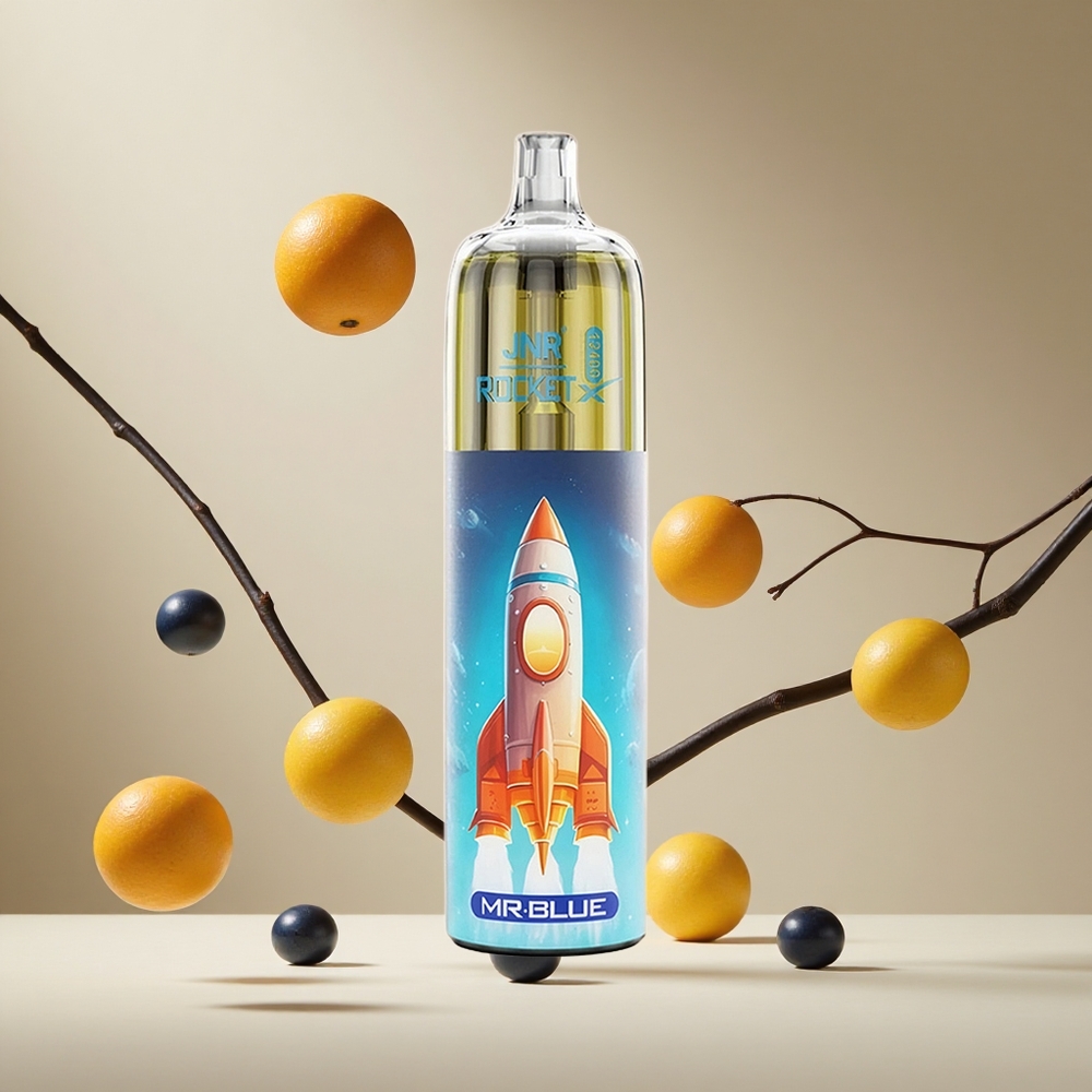 Azul JNR Rocket-X 12400 Puffs Vape Desechable con Carga Rápida Tipo-C