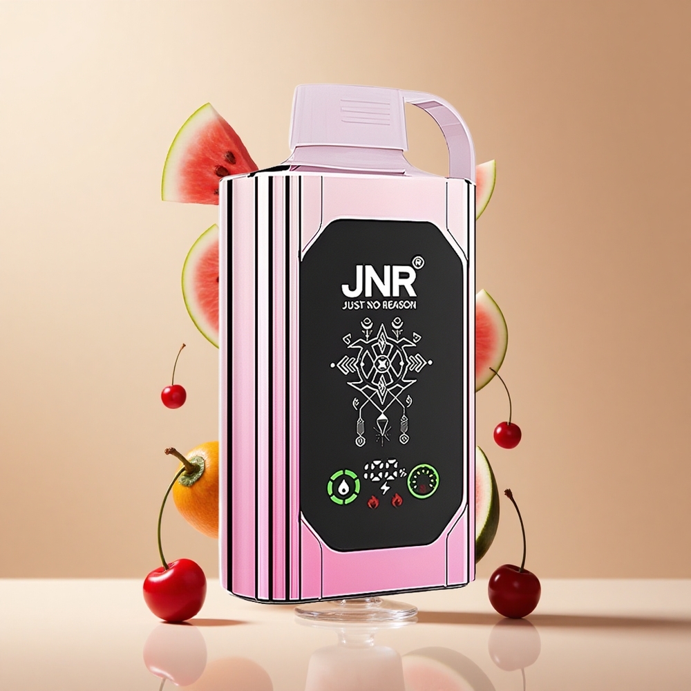 Cereza Sandía Helada JNR Shisha Hookah Box 20500 Puffs Pantalla HD