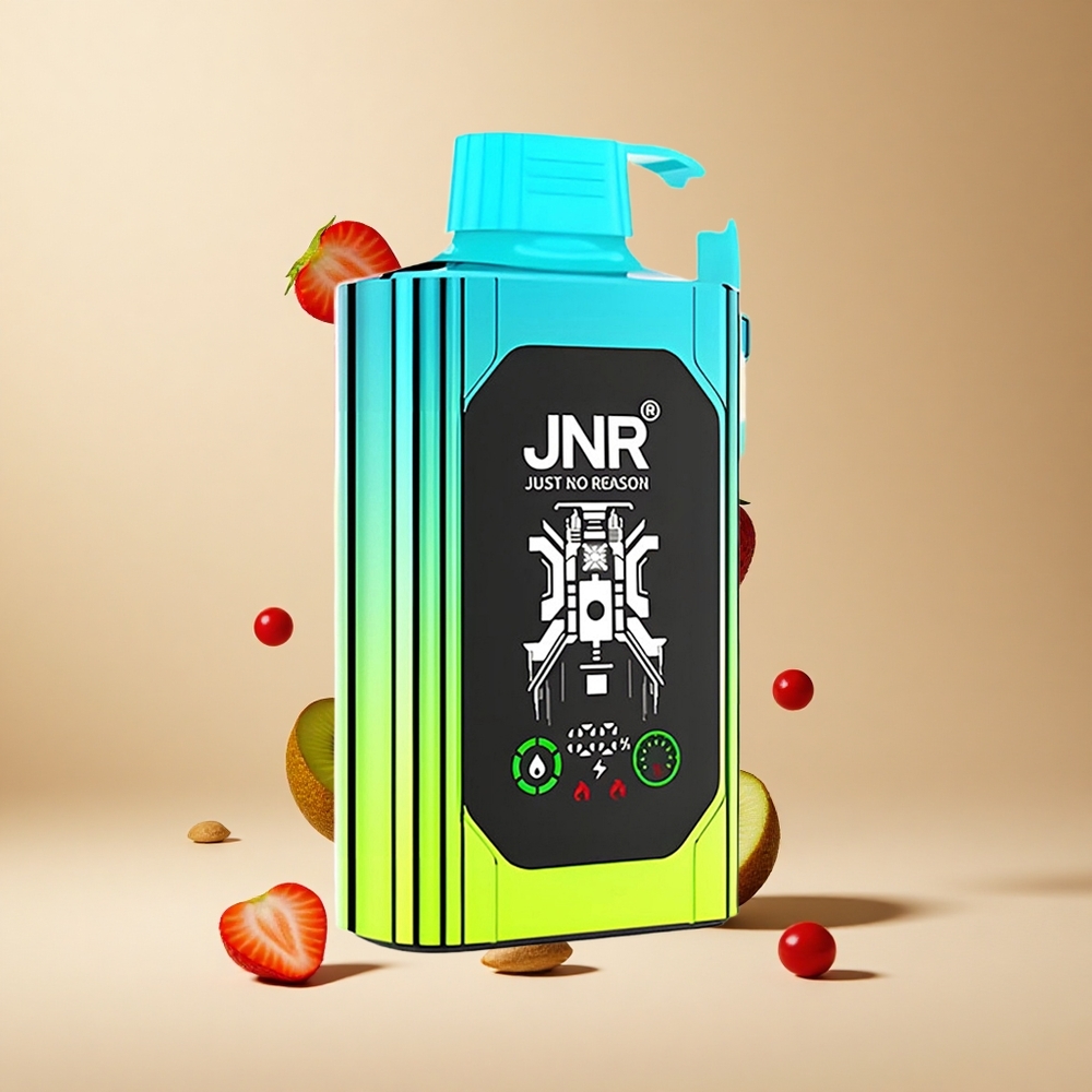 Fresa Kiwi JNR Shisha Hookah Box 20500 Puffs Pantalla HD