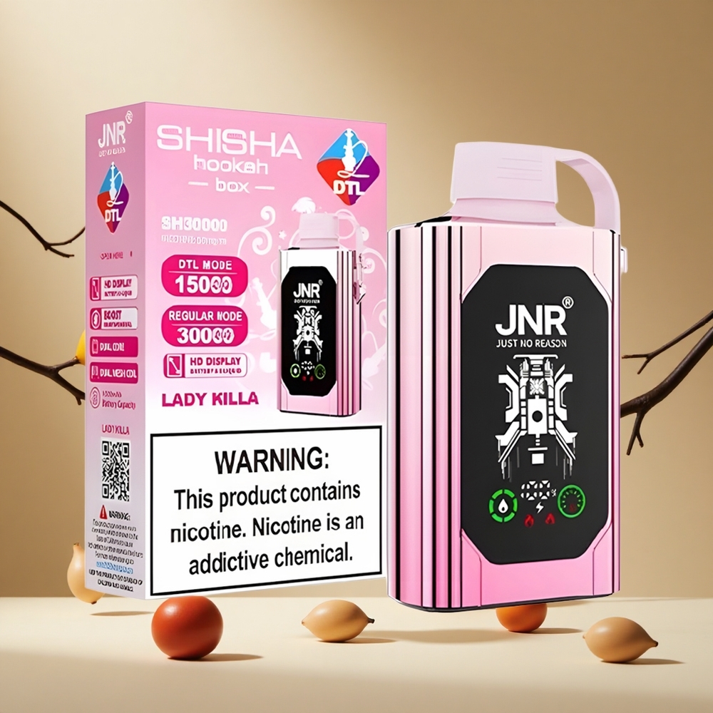 Lady Killa JNR Shisha Hookah Box 20500 Puffs Pantalla HD