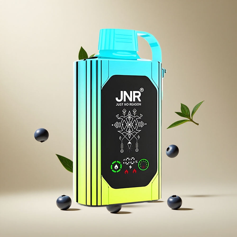 Menta Arándano JNR Shisha Hookah Box 20500 Puffs con Pantalla HD