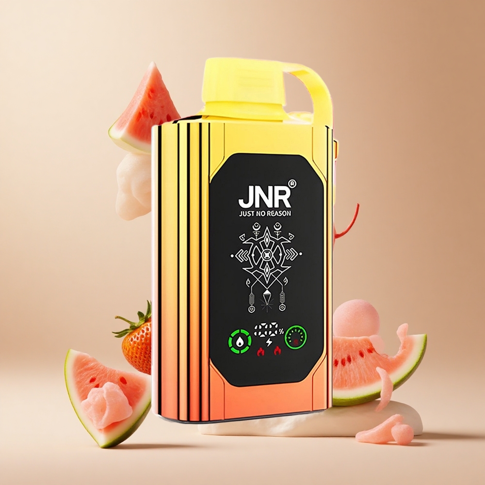 Sandía Fresa Chicle JNR Shisha Hookah Box 20500 Puffs Pantalla HD