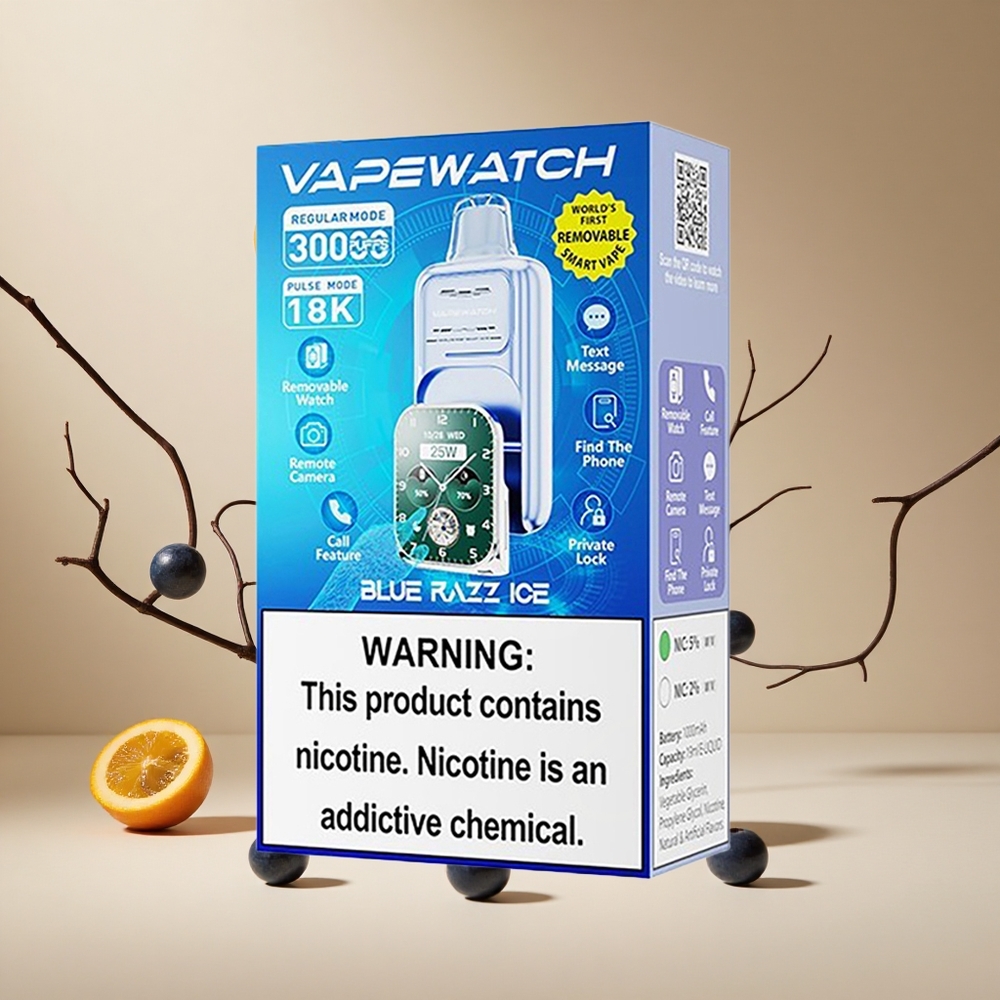 Arándano Azul Hielo JNR Vape Watch 30000 Puffs 19mL