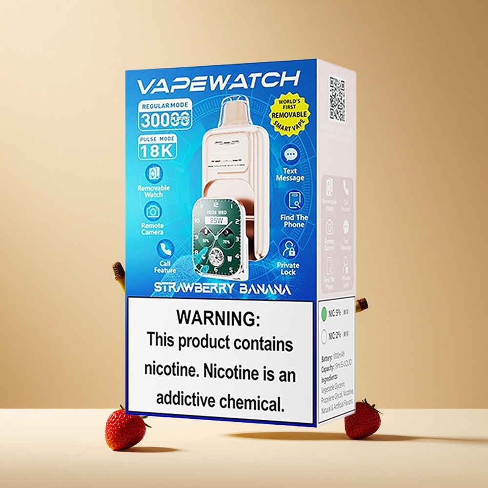 Fresa Plátano JNR Vape Watch 30000 Puffs 19mL
