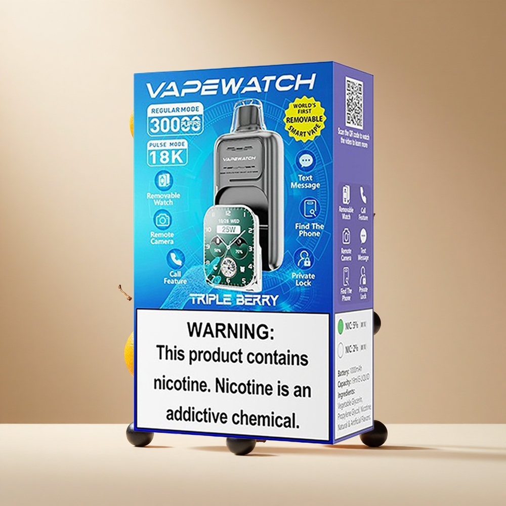 Triple Berry JNR Vape Watch 30000 Puffs 19mL
