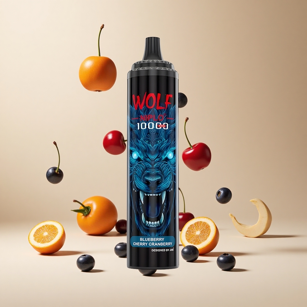 Arándano Cereza Blueberry JNR Wolf Niplo 10000 Puffs 20ml