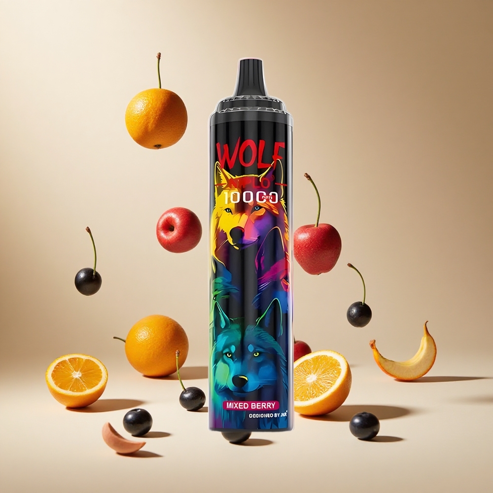 Combinación de Frutas Mixtas JNR Wolf Niplo 10000 Puffs 20ml
