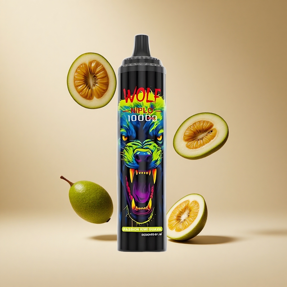 Pasión Kiwi Guayaba JNR Wolf Niplo 10000 Puffs 20ml