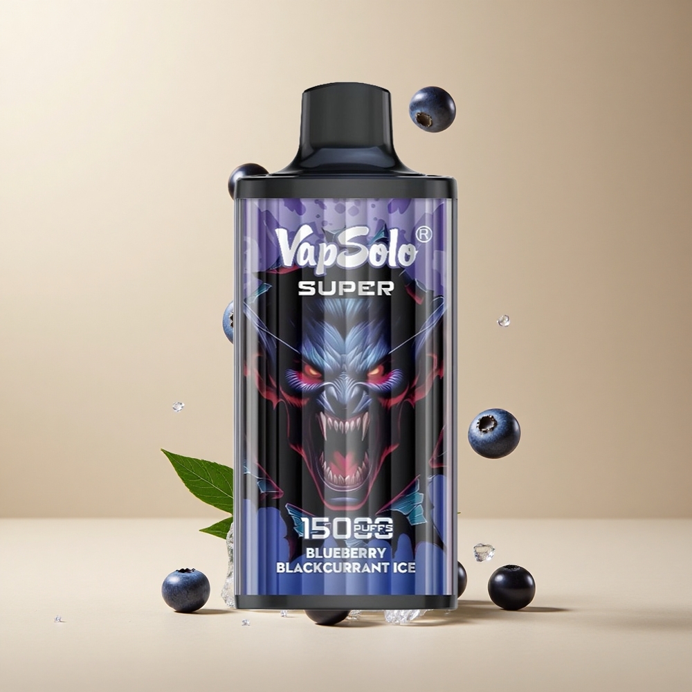 Arándano Azul Grosella Negra Helada Vapsolo Super 15000 Puffs 40ml