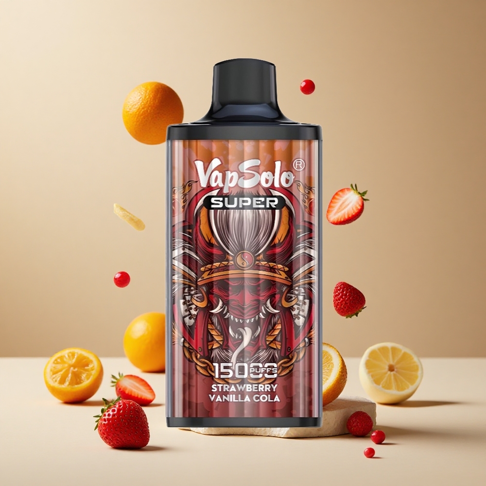 Fresa Vainilla Cola Vapsolo Super 15000 Puffs 40ml