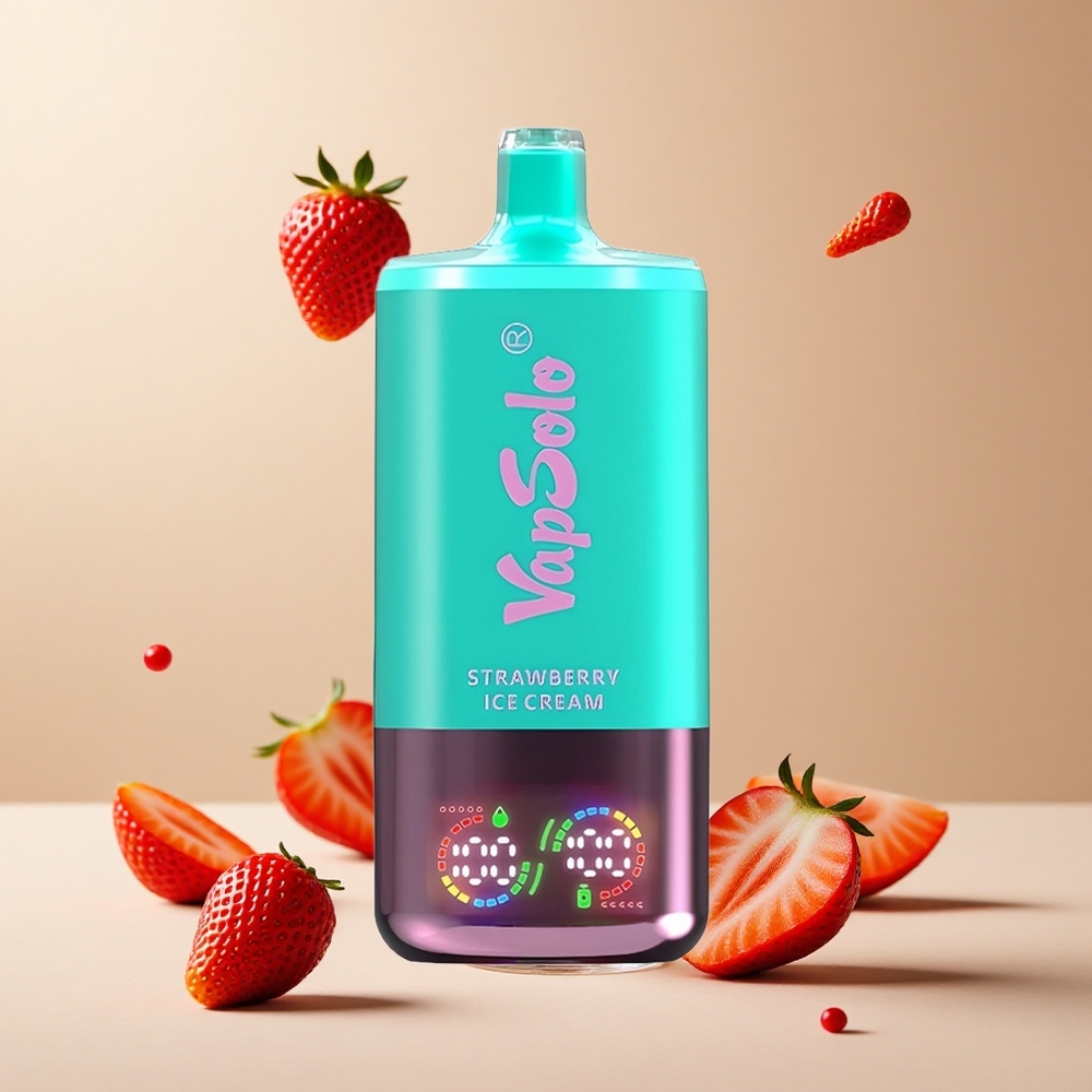 Fresa Crema Helada VapSolo Triple 30000 Puffs 40ml