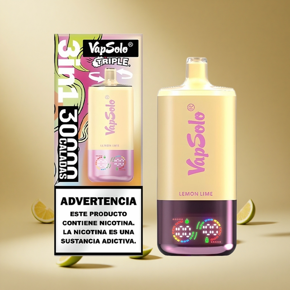 Limón Lima VapSolo Triple 30000 Puffs 40ml