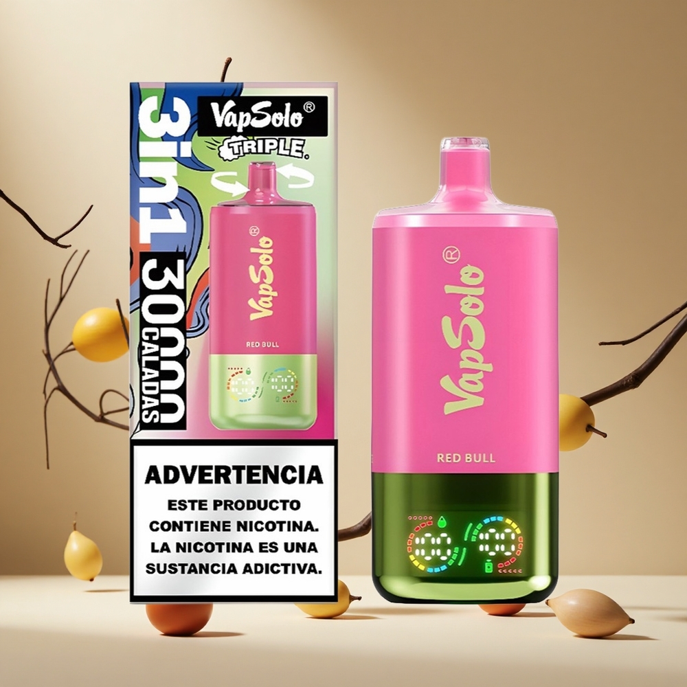 Toronja Roja VapSolo Triple 30000 Puffs 40ml