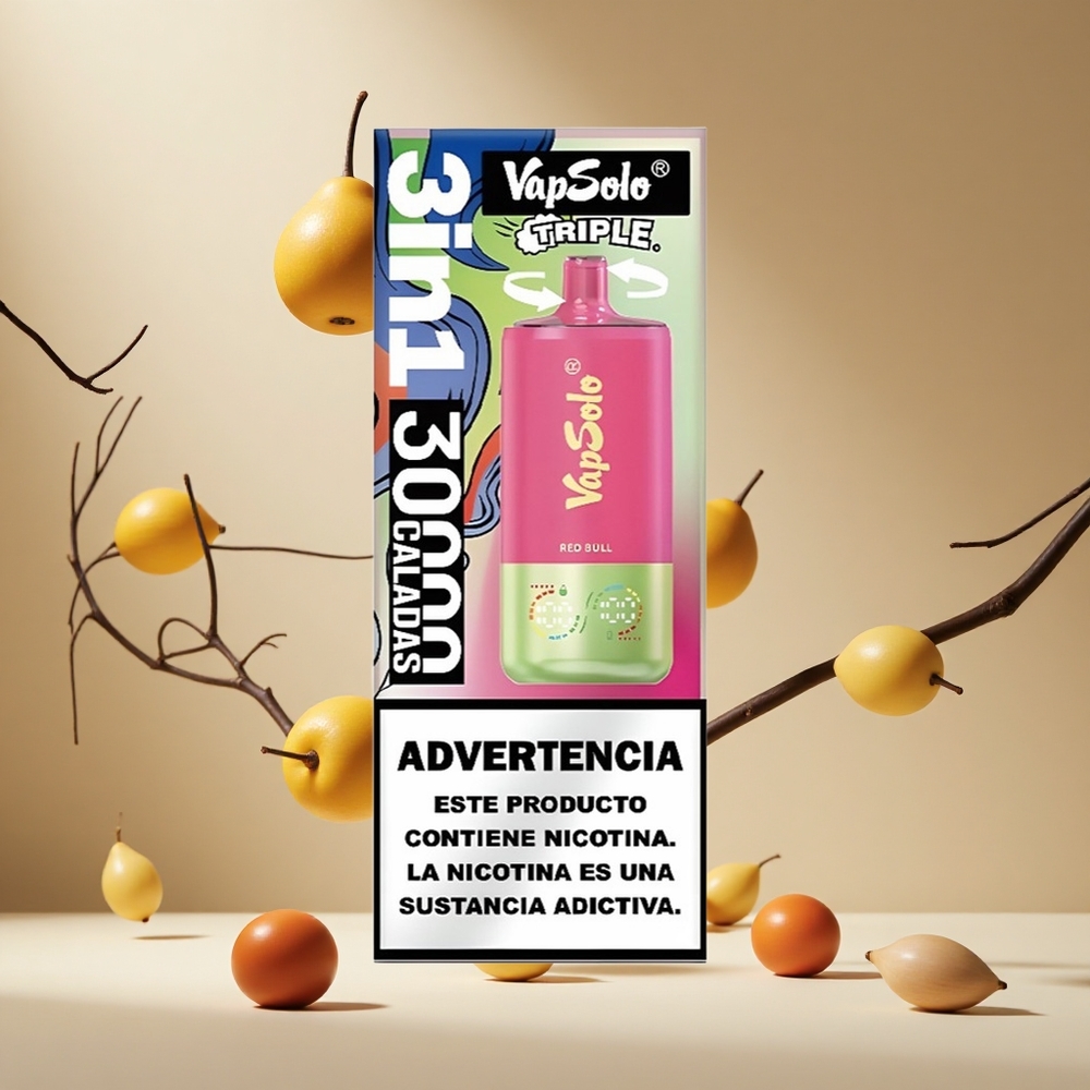 Toronja Roja VapSolo Triple 30000 Puffs 40ml