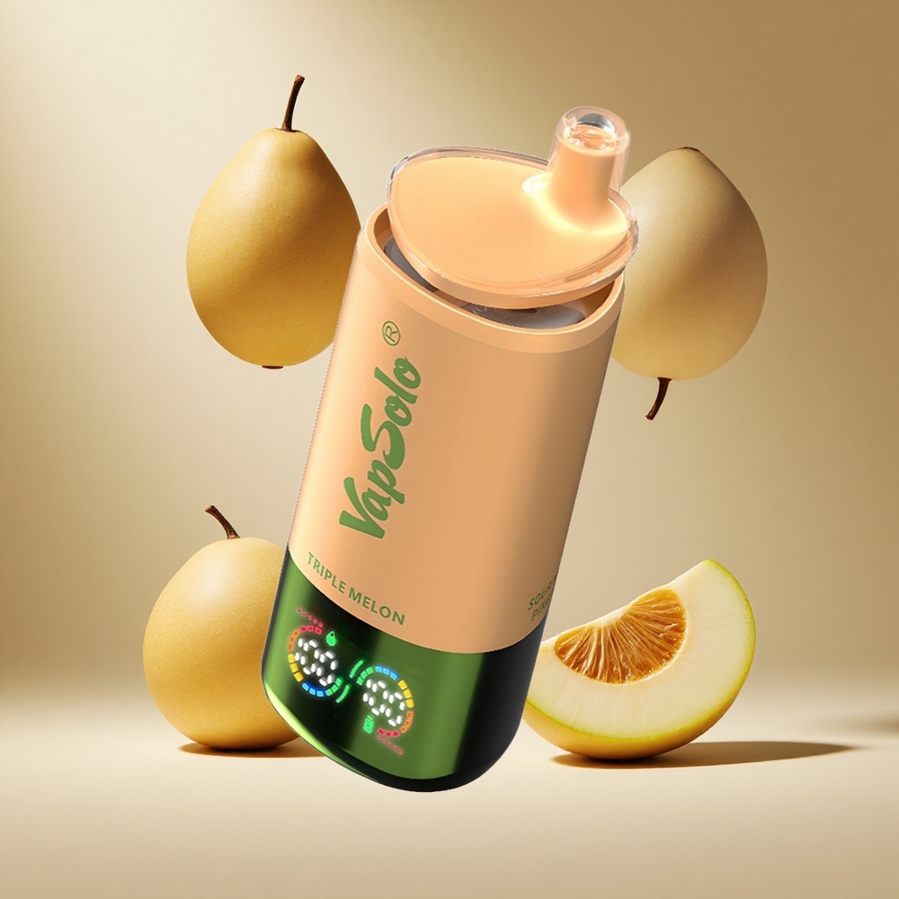 Triple Melón VapSolo Triple 30000 Puffs 3 Tanques