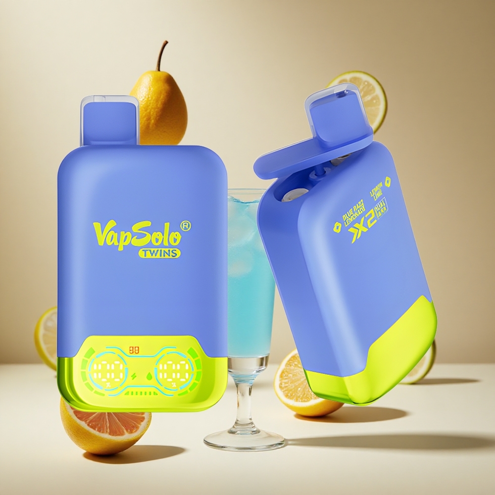 Limonada Azul Frambuesa & Lima Limón Vapsolo Twins 20000 Puffs 40ml