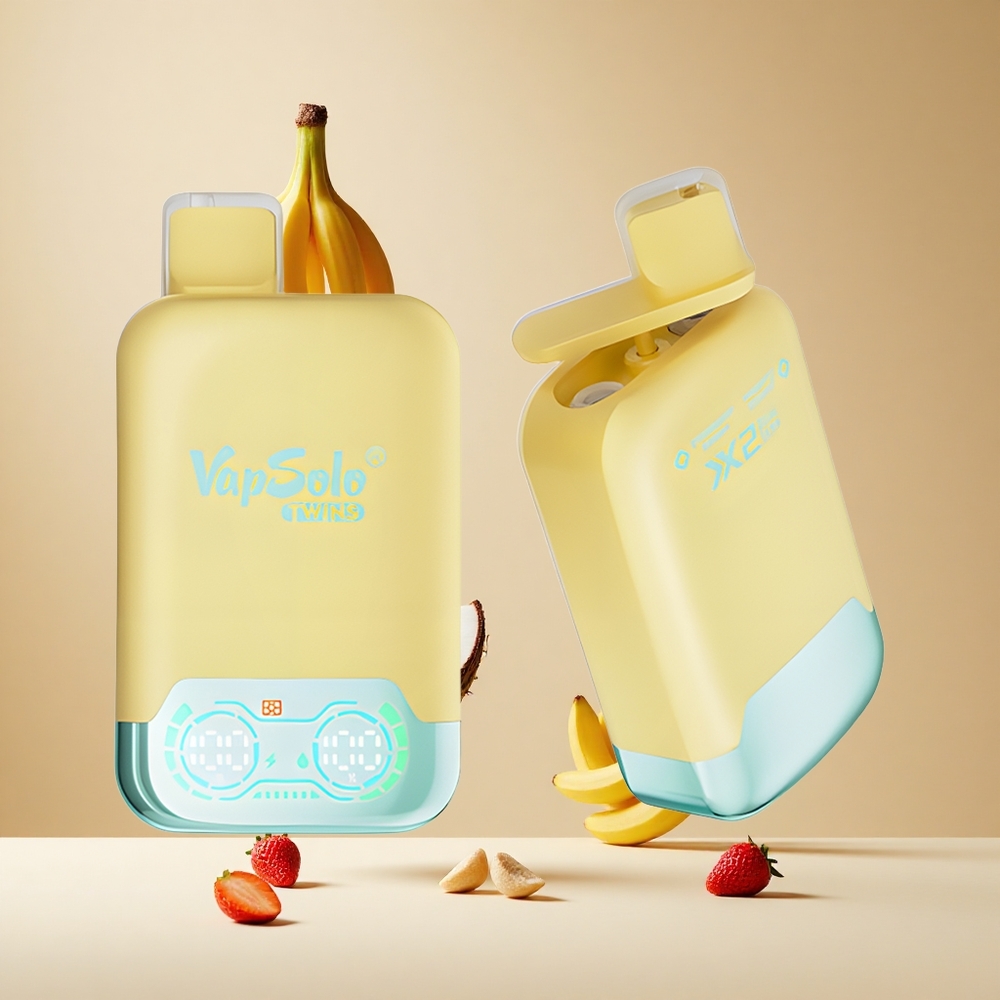 Piña Coco & Fresa Banana Vapsolo Twins 20000 Puffs con 40 ml de E-Líquido